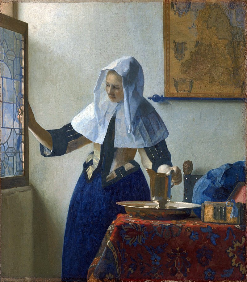 800px-Johannes_Vermeer_(Dutch,_Delft_1632–1675_Delft)_-_Young_Woman_with_a_Water_Pitcher_-_Google_Art_Project